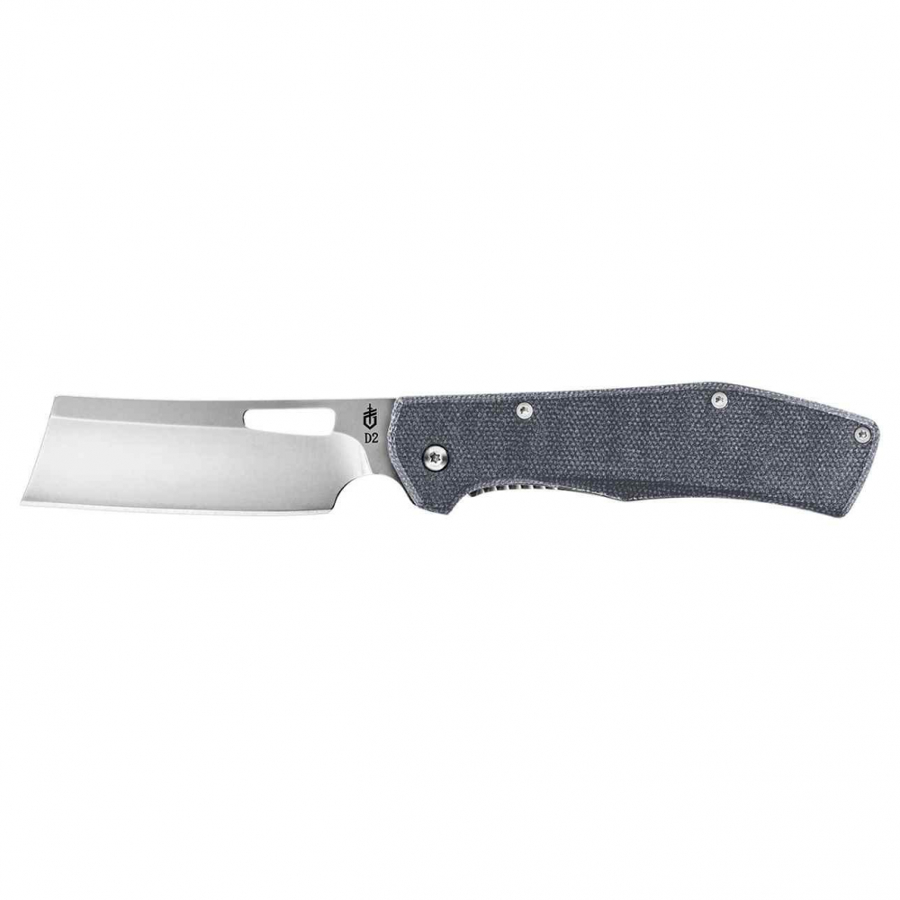 Zavírací nůž s hladkým ostřím Gerber FlatIron D2 Micarta (18+)