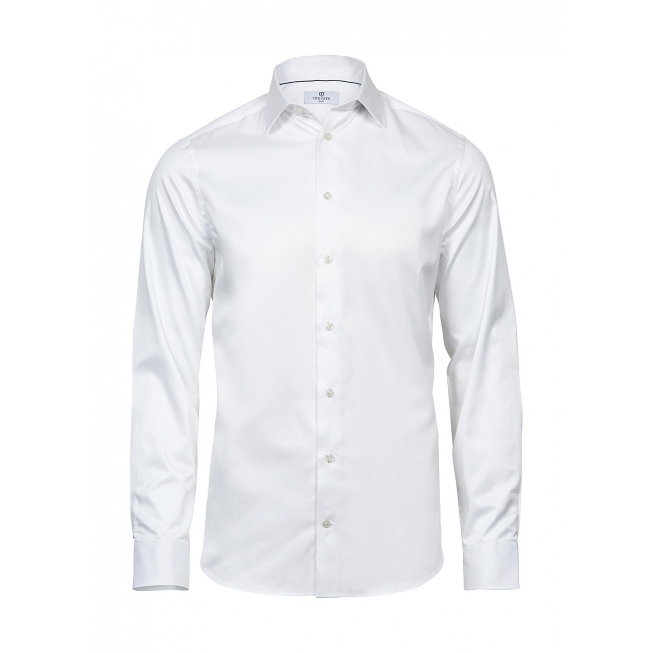Košile pánská dlouhý rukáv Tee Jays Luxyry Slim Fit - bílá, L
