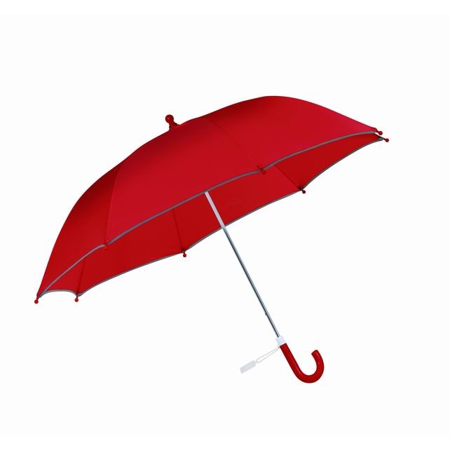 Dětský holový deštník Kimood - červený