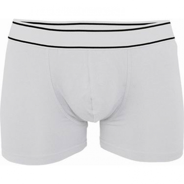 Pánské boxerky Kariban Stripe - bílé, XL