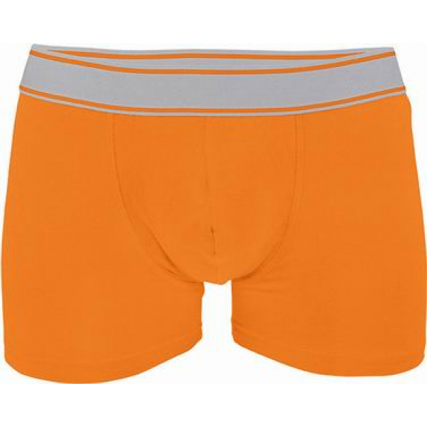 Pánské boxerky Kariban Stripe - oranžové, XL