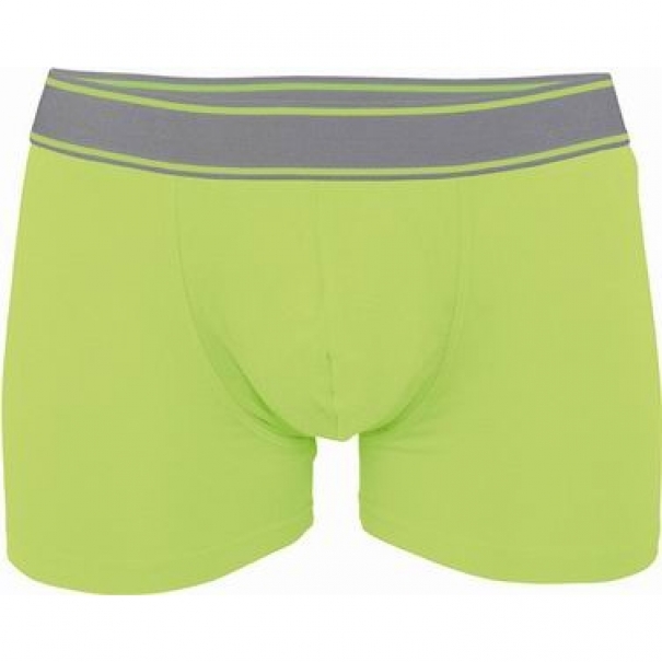 Pánské boxerky Kariban Stripe - světle zelené, XXL