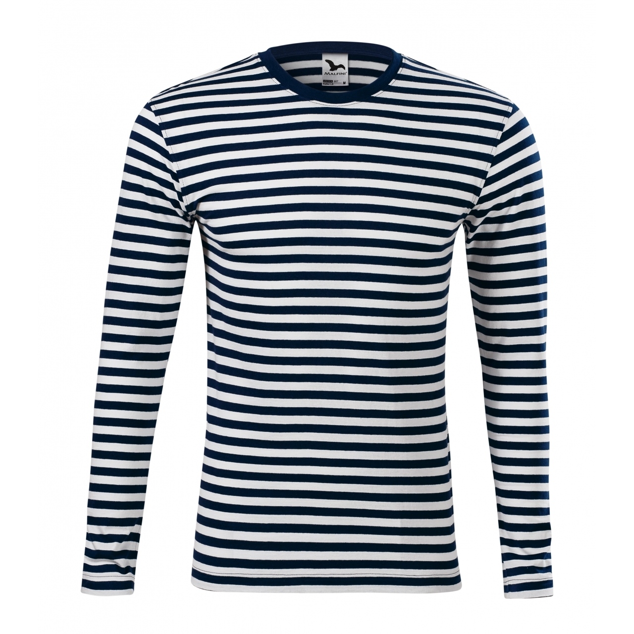 Námořnické pruhované tričko Malfini - navy-bílé, XXL