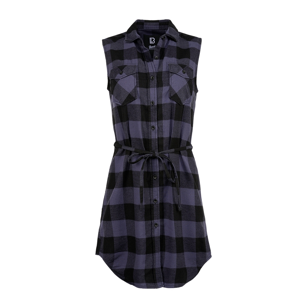 Šaty Brandit Longshirt Gracey - šedé-černé, XXL
