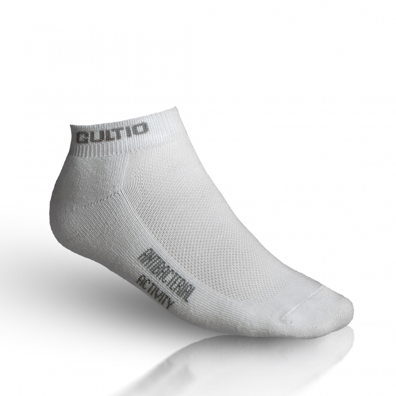 Polofroté snížené ponožky Gultio - bílé, 25-26 = EU 38-40