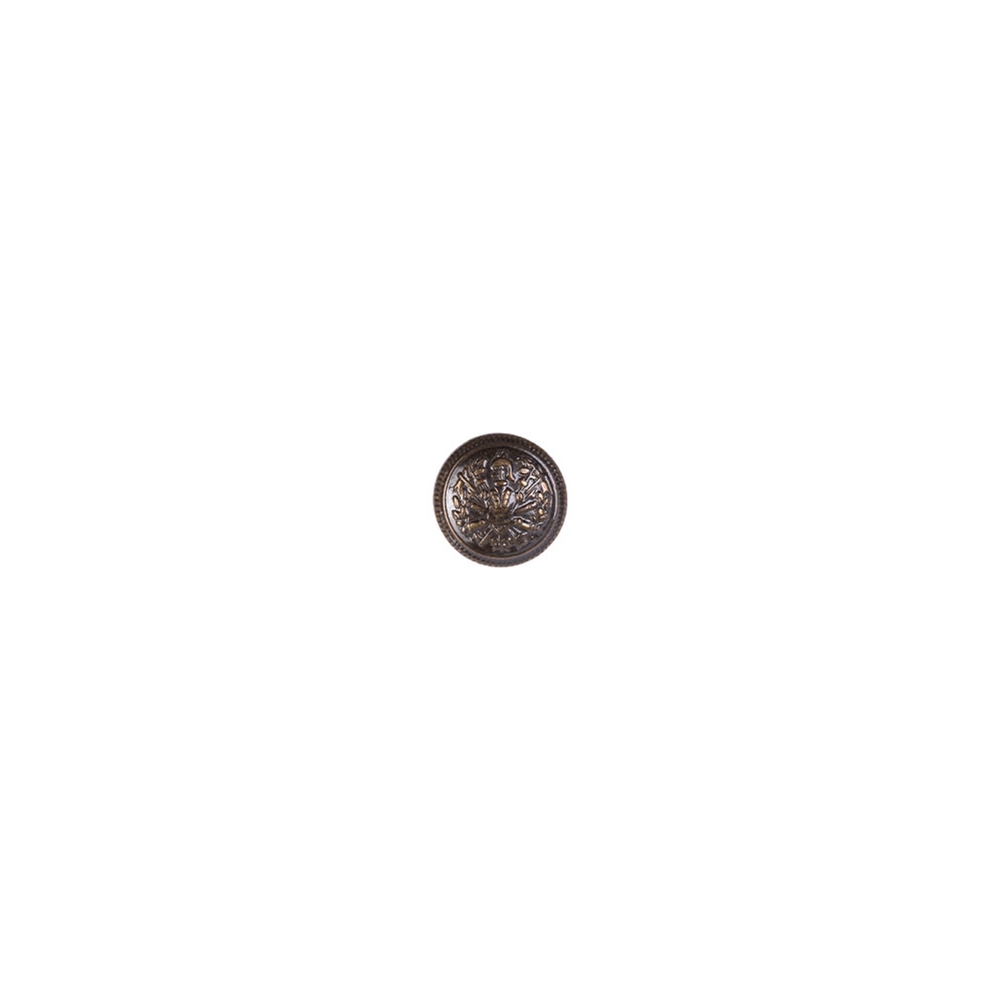 Knoflík italský 15 mm - hnědý