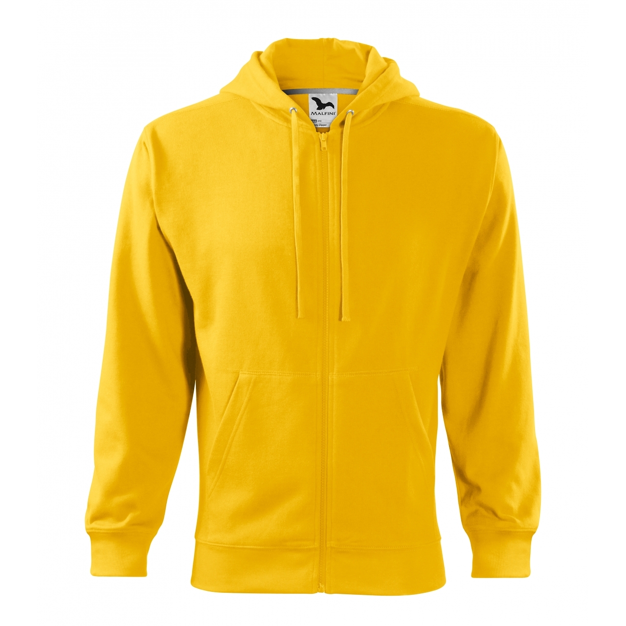 Mikina pánská Malfini Trendy Zipper - žlutá, XL