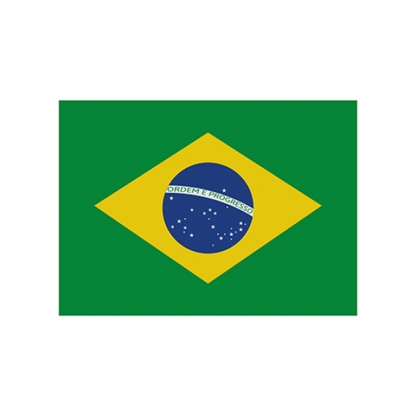 Vlajka Printwear Brazílie 150x90 cm