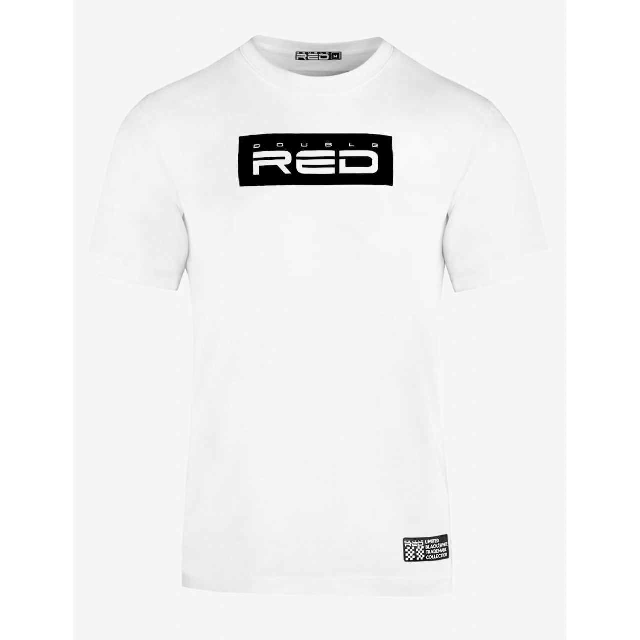 Tričko Double Red Limited Black&White - bílé-černé, M