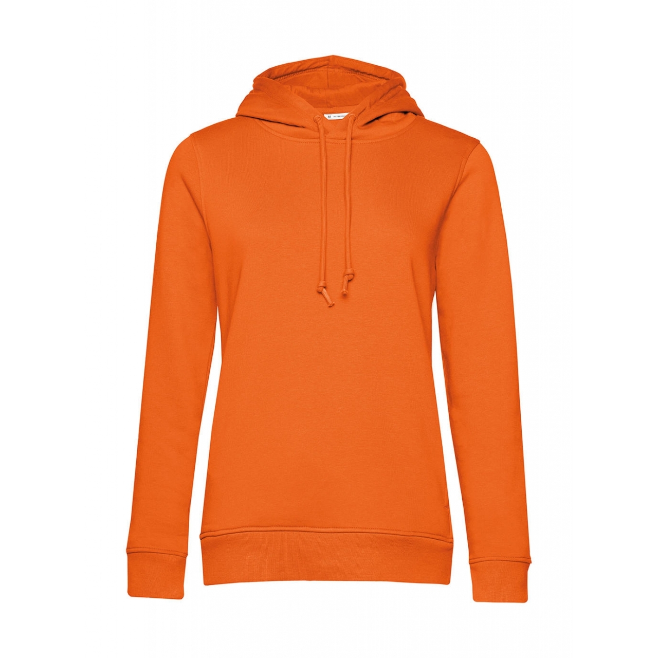 Mikina dámská B&C Organic Inspire Hooded - oranžová, XL