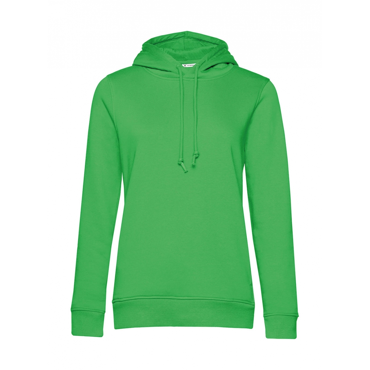 Mikina dámská B&C Organic Inspire Hooded - zelená, XL