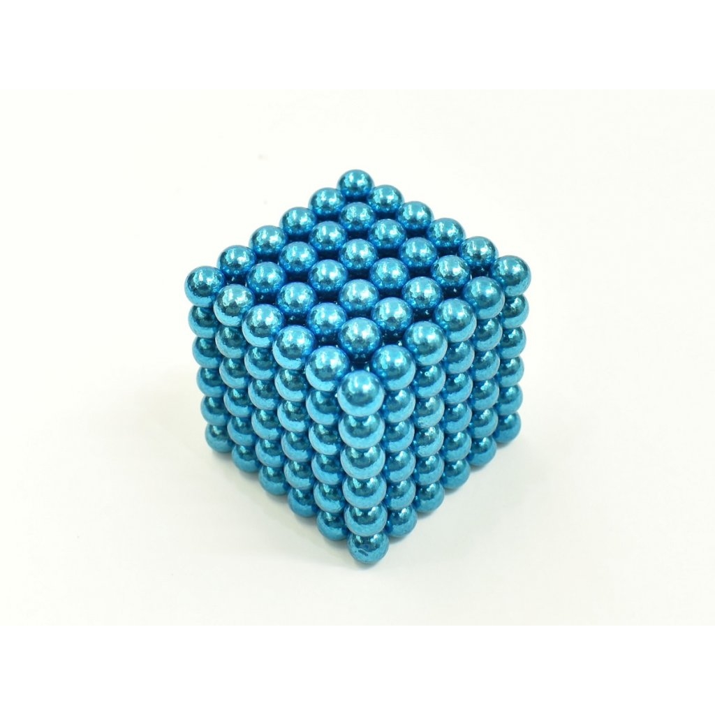 NeoCube magnetické kuličky 5mm 216 ks - světle modré