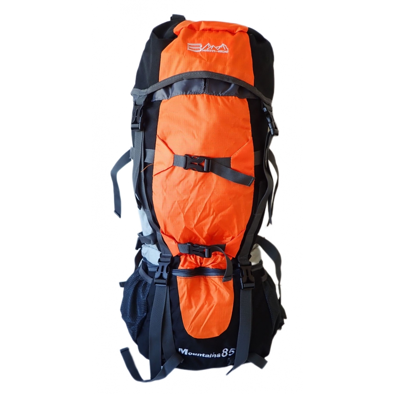 Batoh pro horskou turistiku Brother 85 l - černý-oranžový