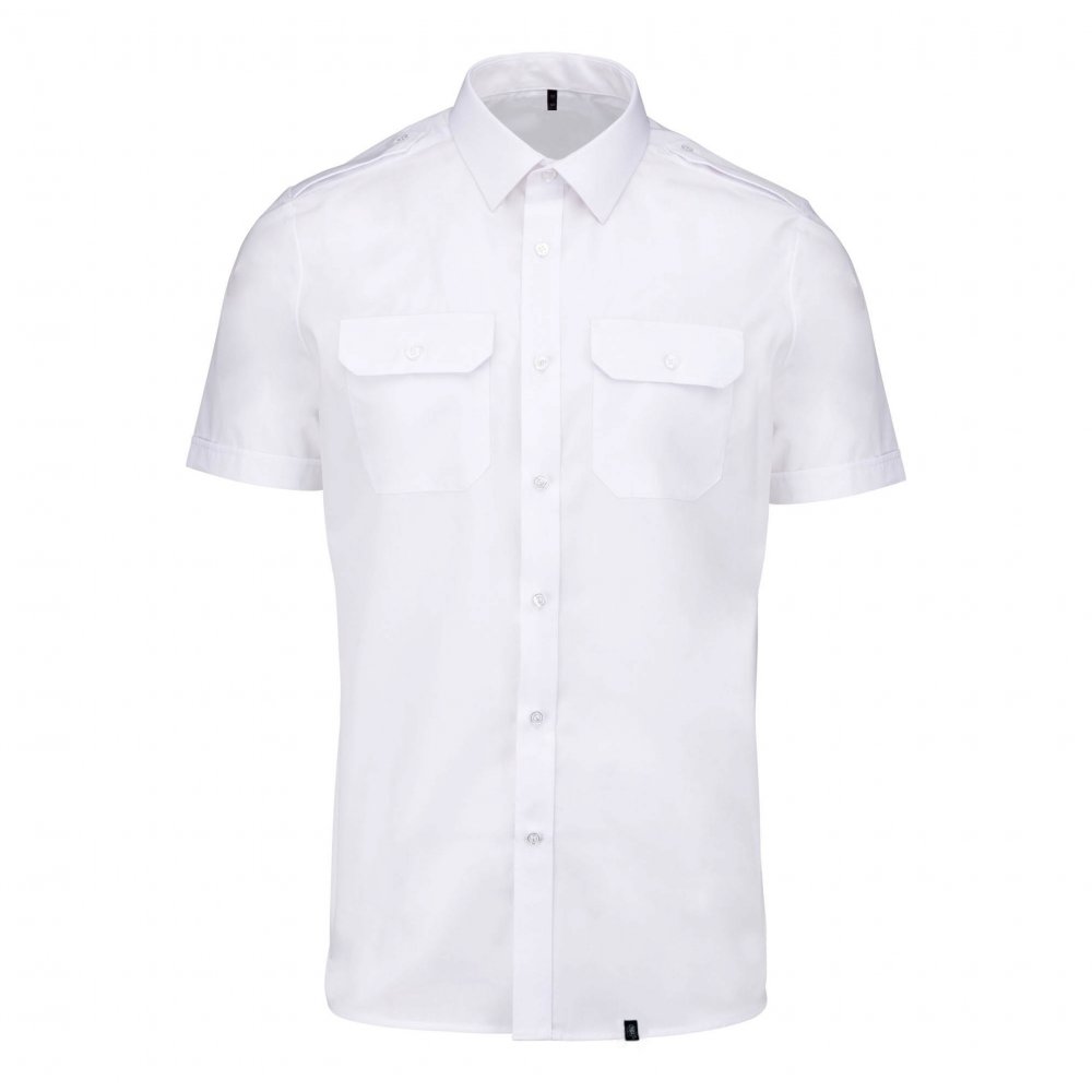 Košile s krátkým rukávem Antonio Airliner - bílá