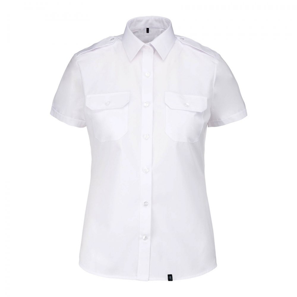 Košile dámská s krátkým rukávem Antonio Airliner - bílá, S