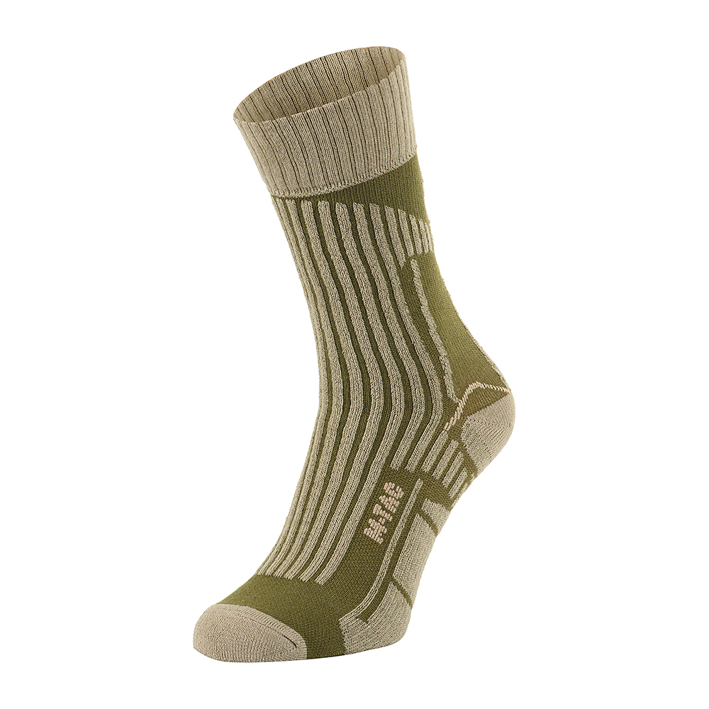 Ponožky M-Tac Coolmax 75 % - olivové-coyote, 35-38