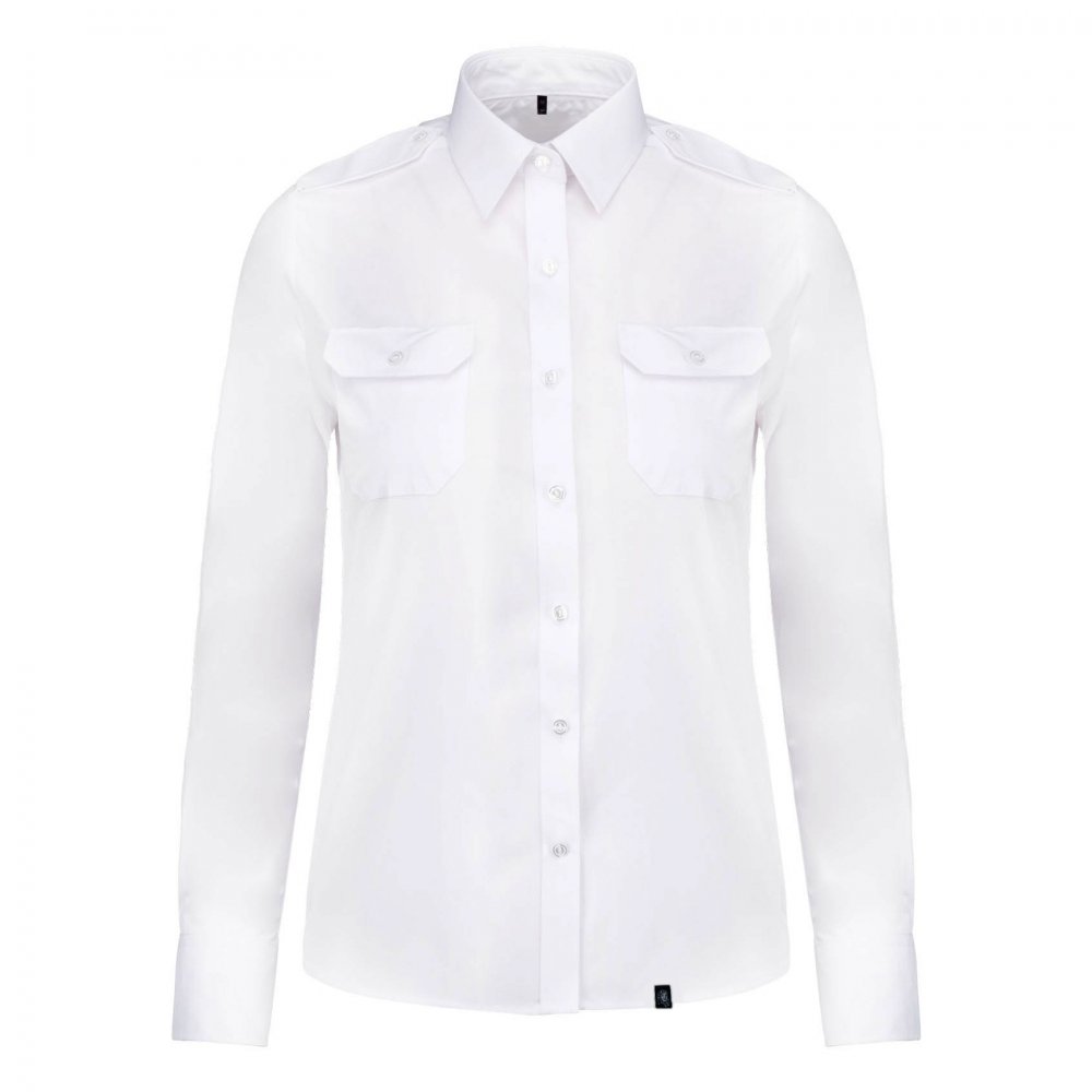 Košile dámská s dlouhým rukávem Antonio Airliner - bílá, XL