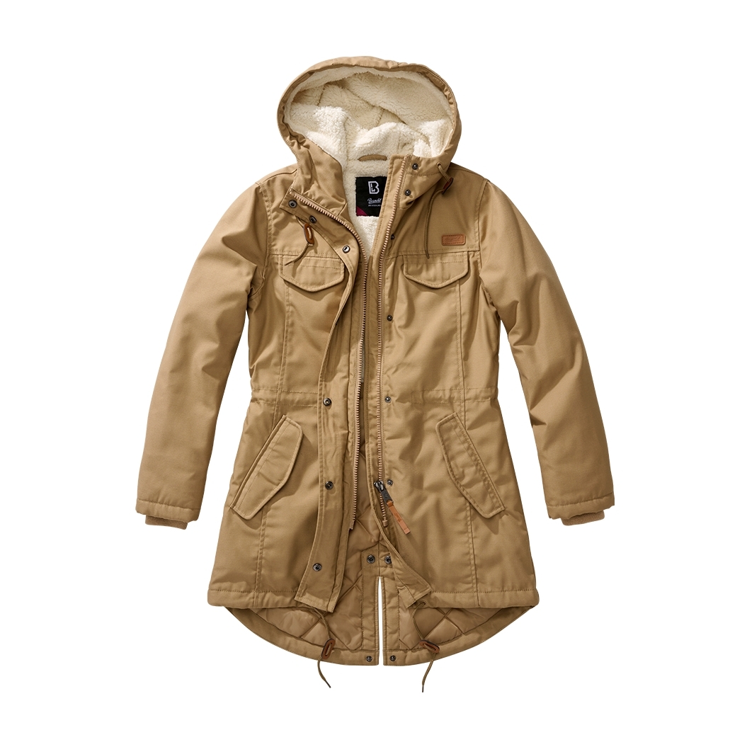 Kabát Brandit Ladies Marsh Lake Parka - béžový, XL