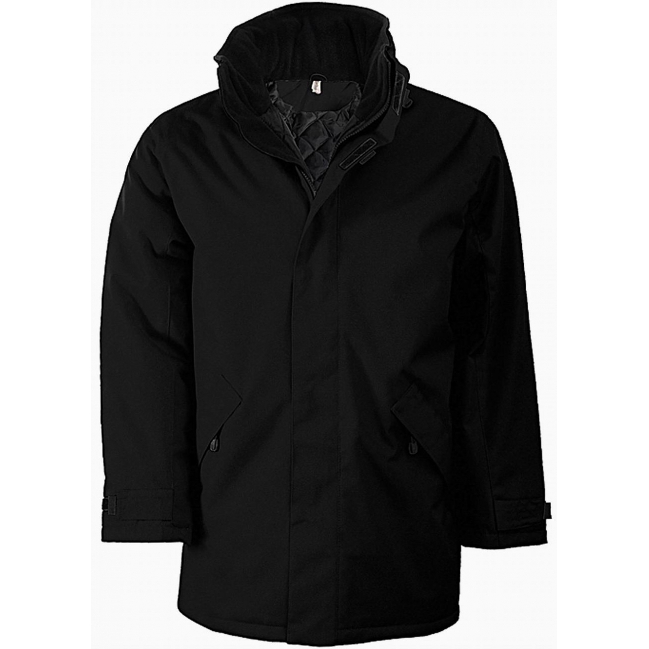 Zimní bunda Kariban Parka - černá, 3XL