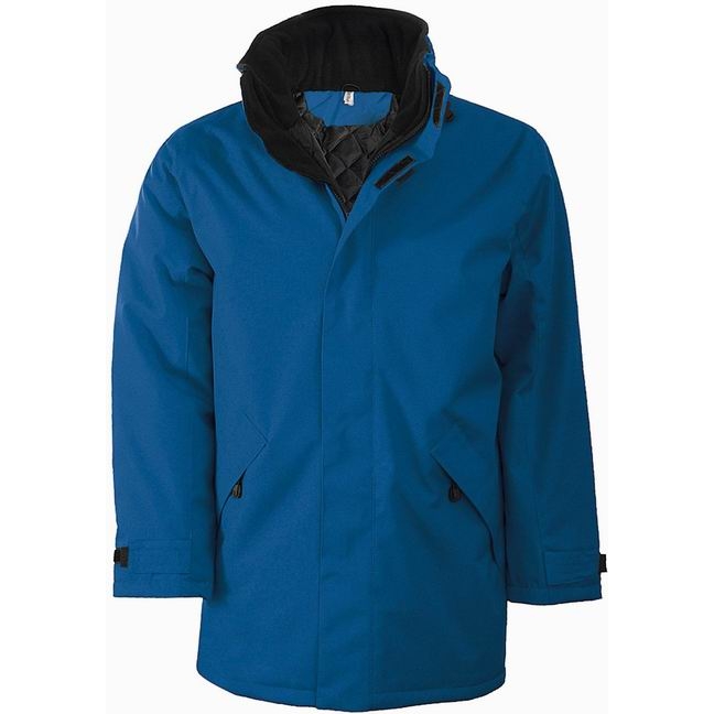 Zimní bunda Kariban Parka - modrá, XL