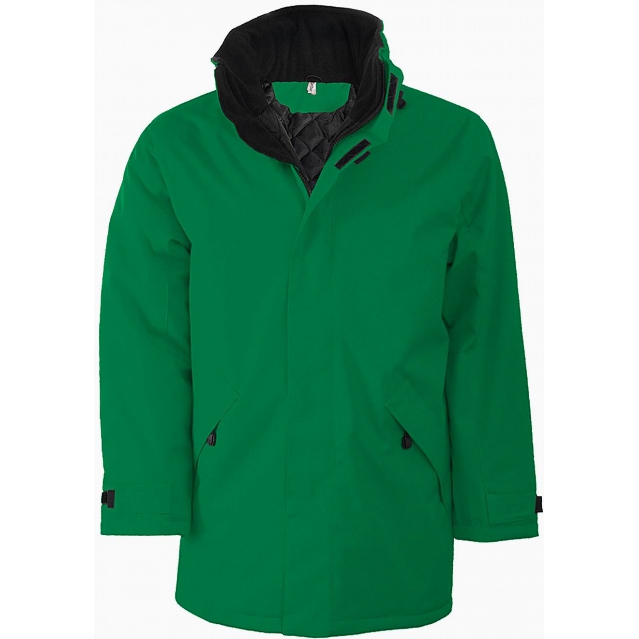 Zimní bunda Kariban Parka - zelená, XL