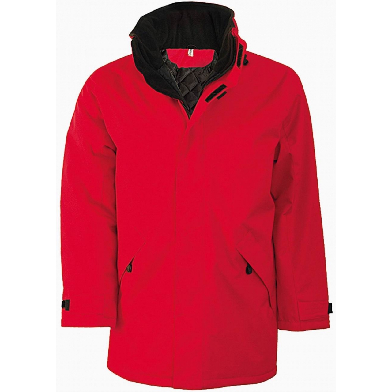 Zimní bunda Kariban Parka - červená, 4XL