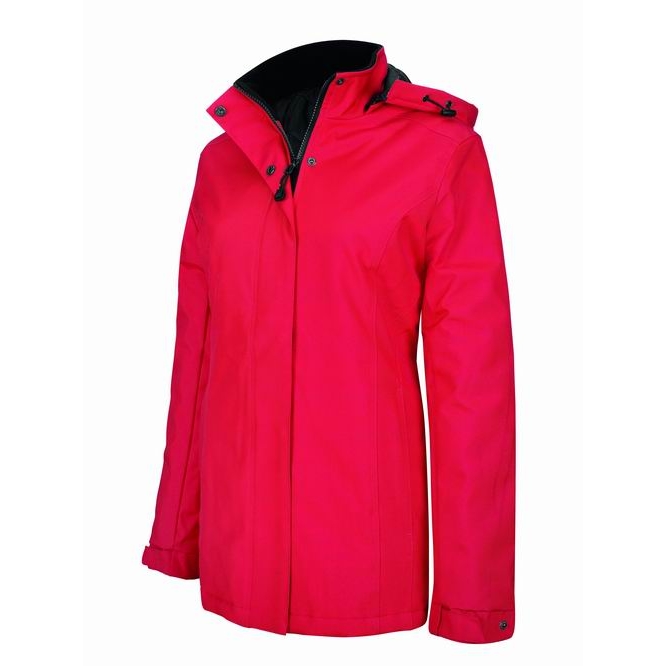 Dámská zimní bunda Kariban Parka - červená