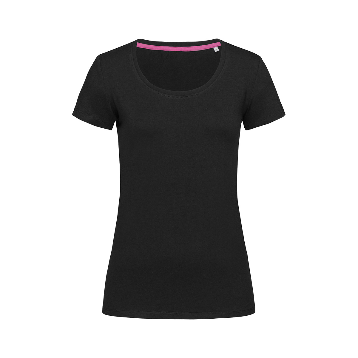Dámské tričko Stedman Claire Crew Neck - černé, XL