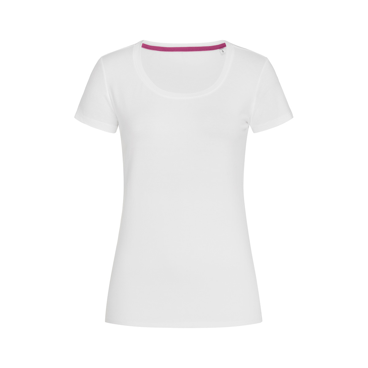 Dámské tričko Stedman Claire Crew Neck - bílé, XL