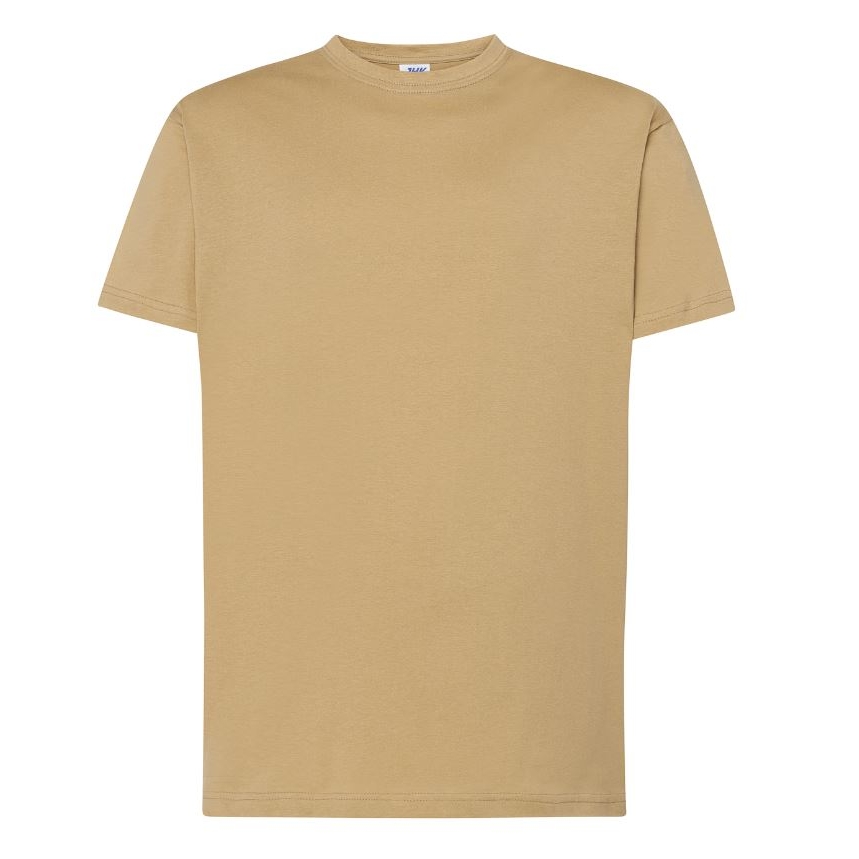 Pánské tričko JHK Regular - světlé khaki, XS