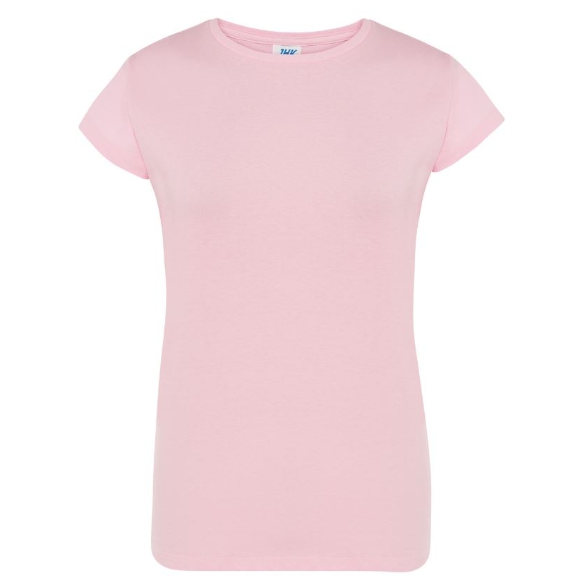 Dámské tričko JHK Regular Lady Comfort - světle růžové, XXL