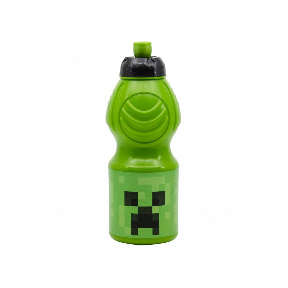 Plastová sportovní lahev Minecraft Creeper 400ml - zelená