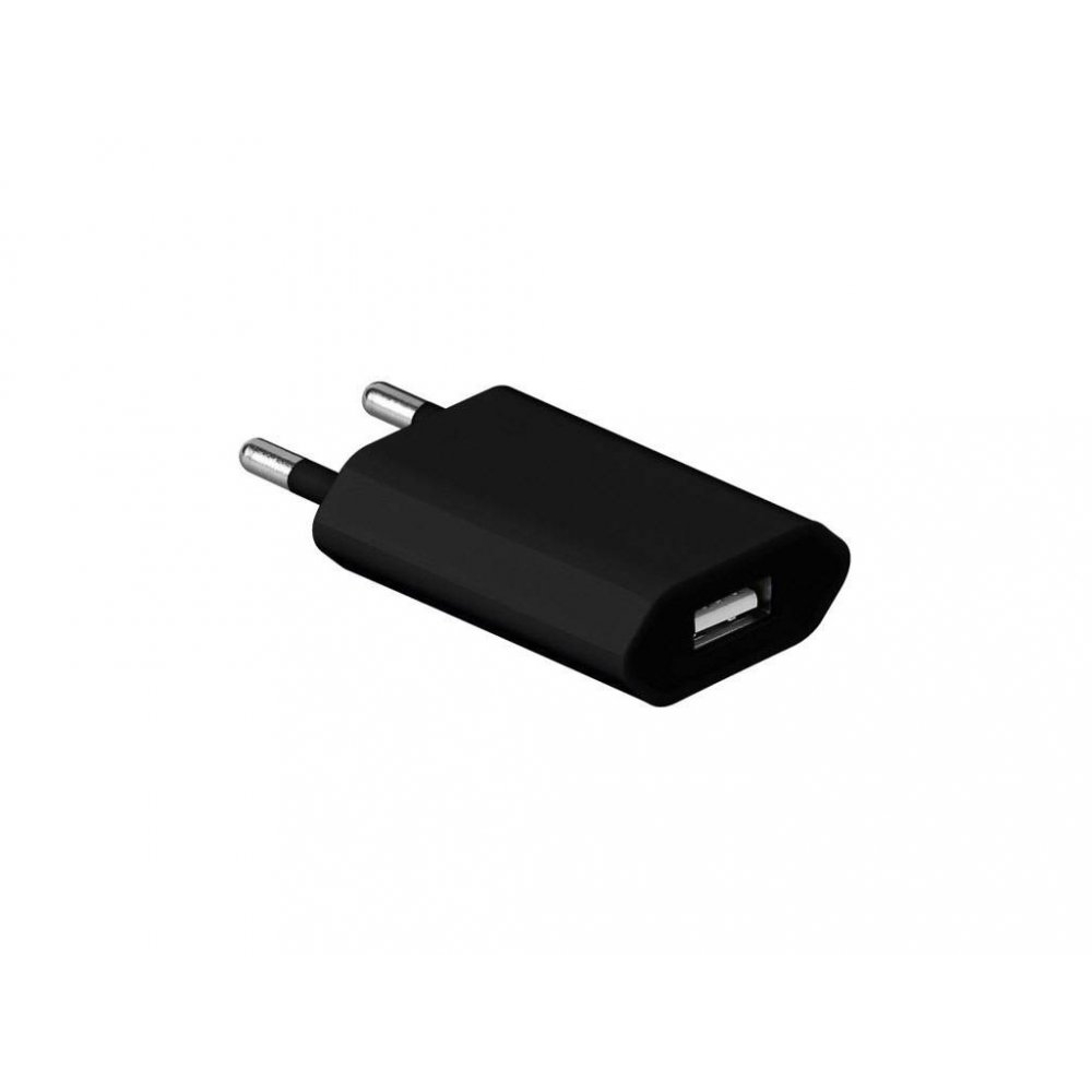Síťová USB nabíječka - černá
