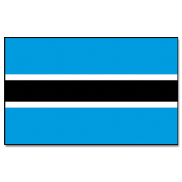 Vlajka Promex Botswana 150 x 90 cm