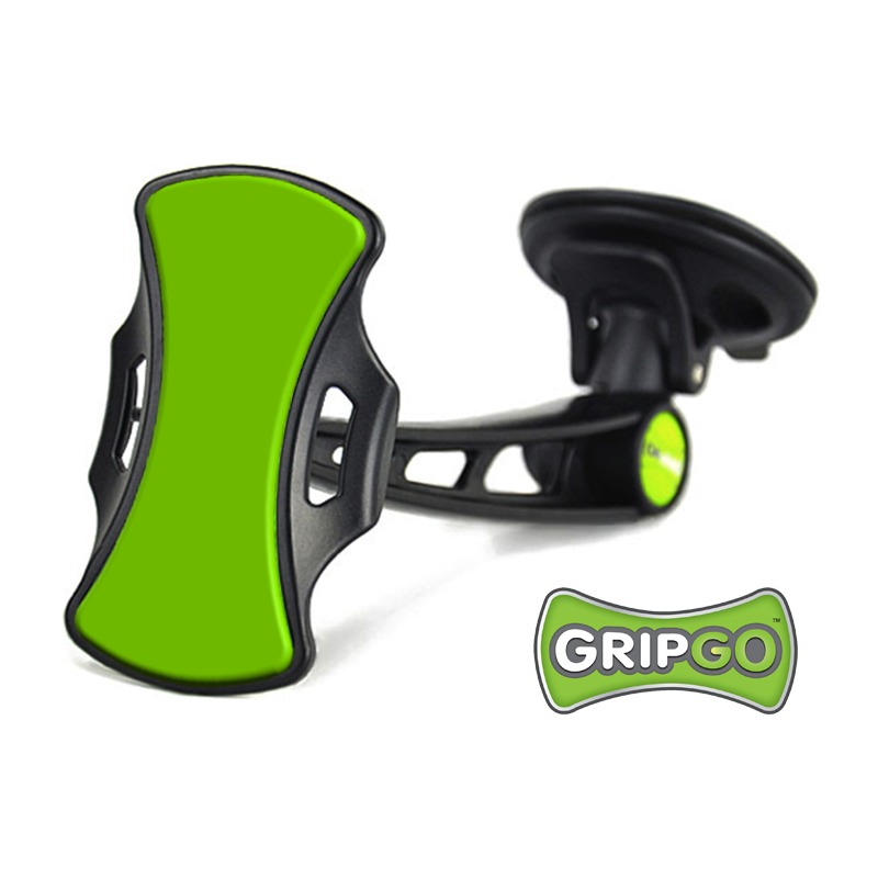 Držák do auta GripGo - černý-zelený