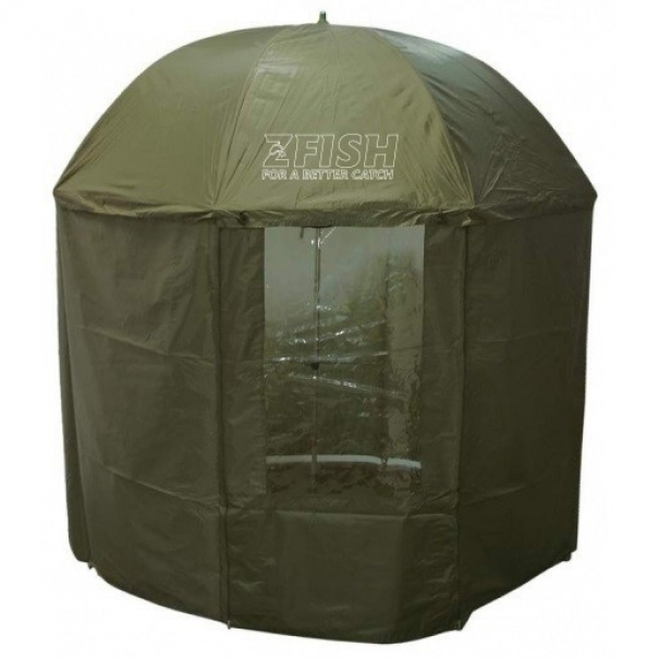 Přístřešek deštník Zfish Royal Full Cover 2,5m - olivový