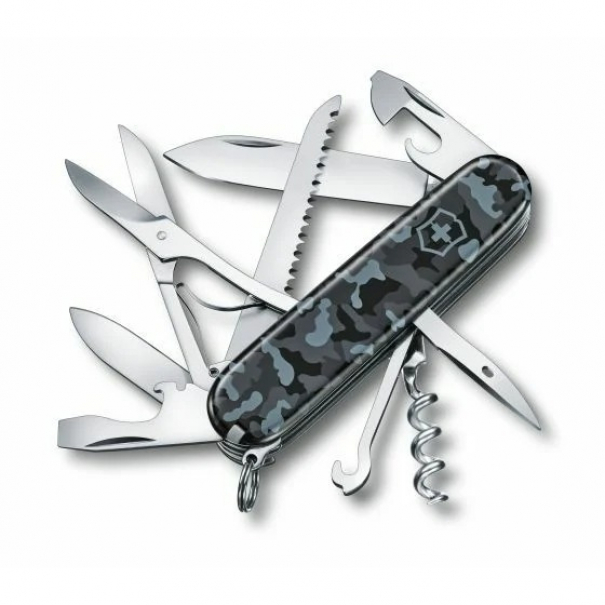 Nůž zavírací Victorinox Huntsman - nightcamo (18+)