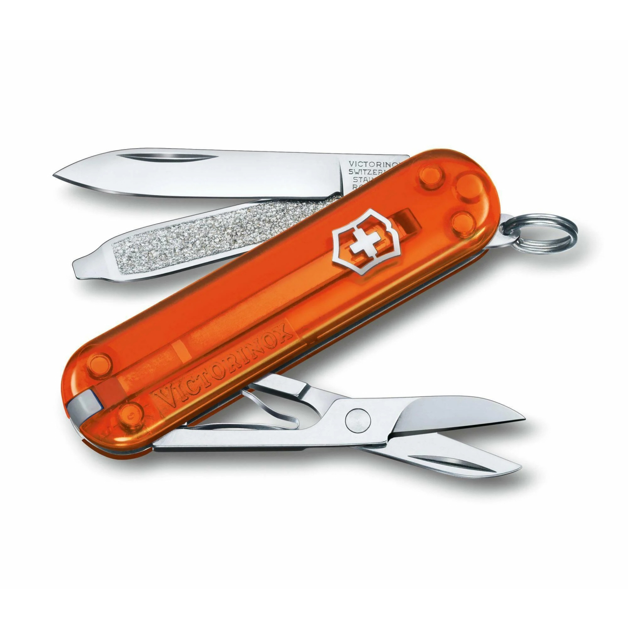 Nůž zavírací Victorinox Classic Translucent - oranžový