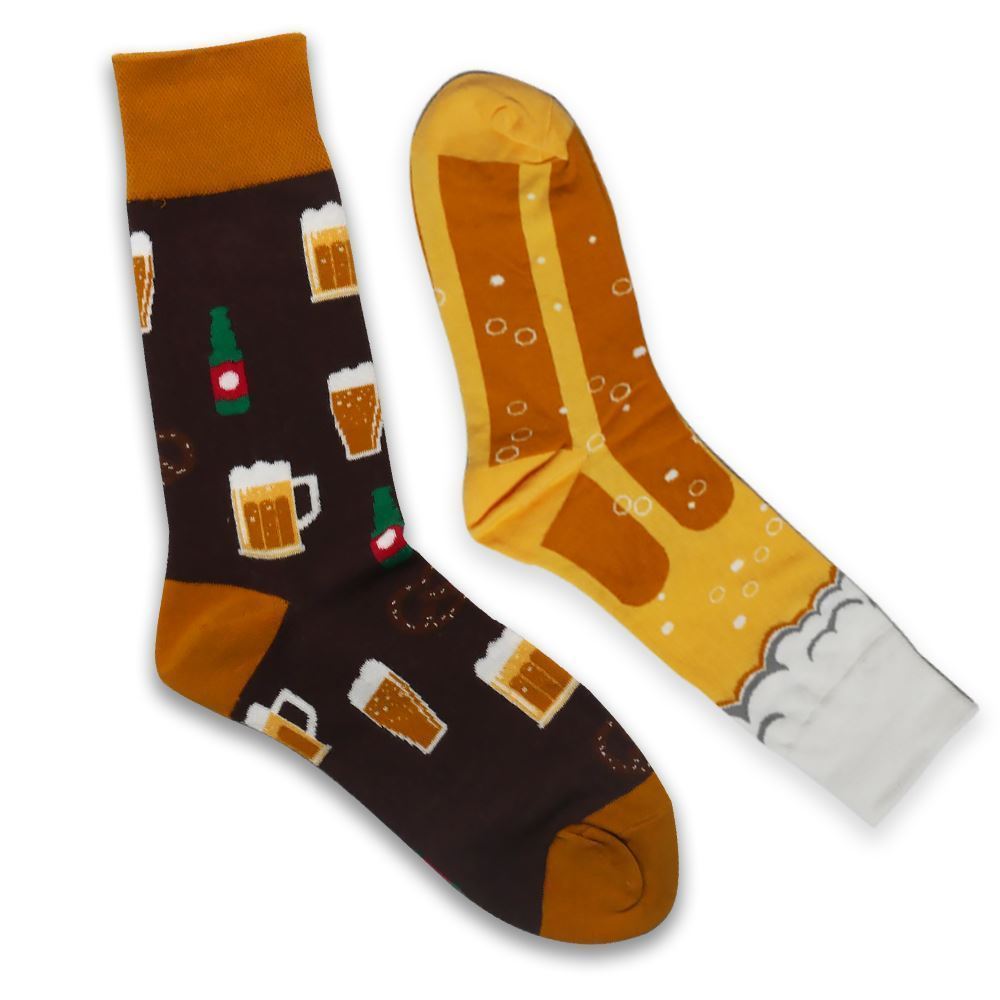 Veselé ponožky Pivo - barevné, 40-45