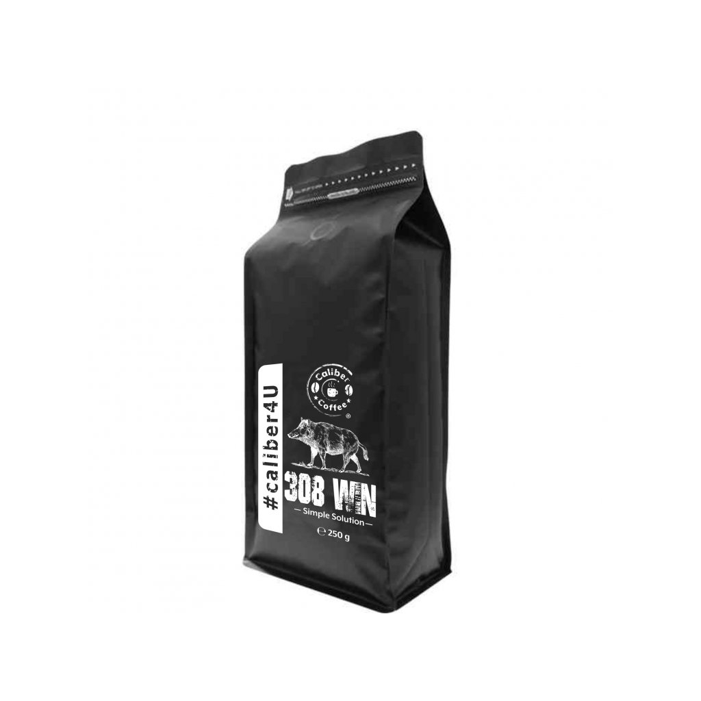 Zrnková káva Caliber Coffee 308win Wild Boar Brazílie 250g