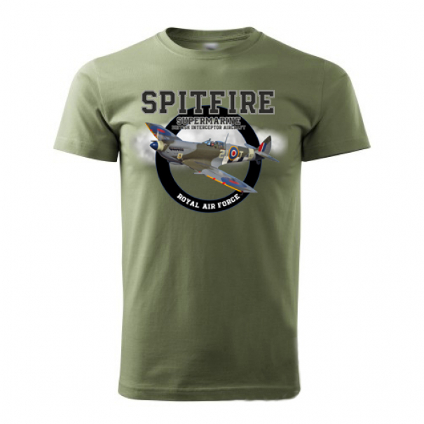 Triko Striker Supermarine Spitfire - olivové, L