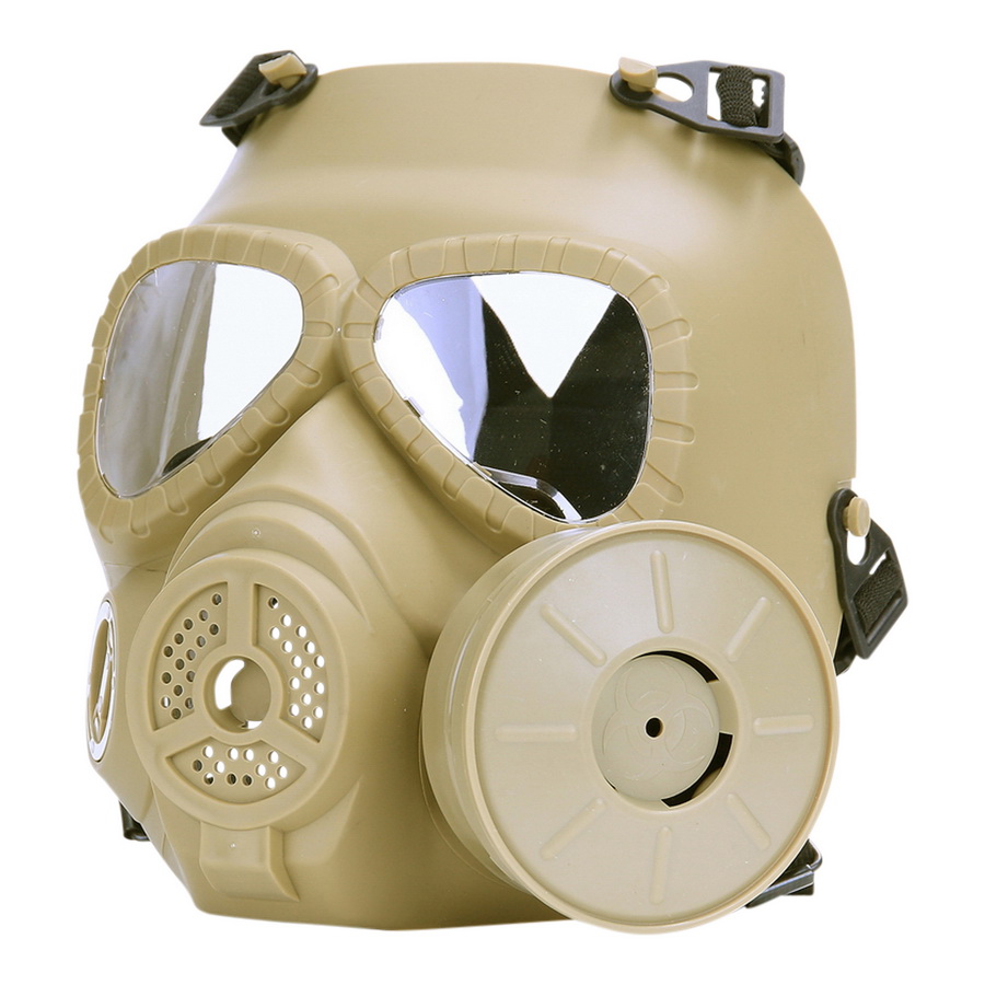 Replika plynové masky 101 Inc M04 - béžová