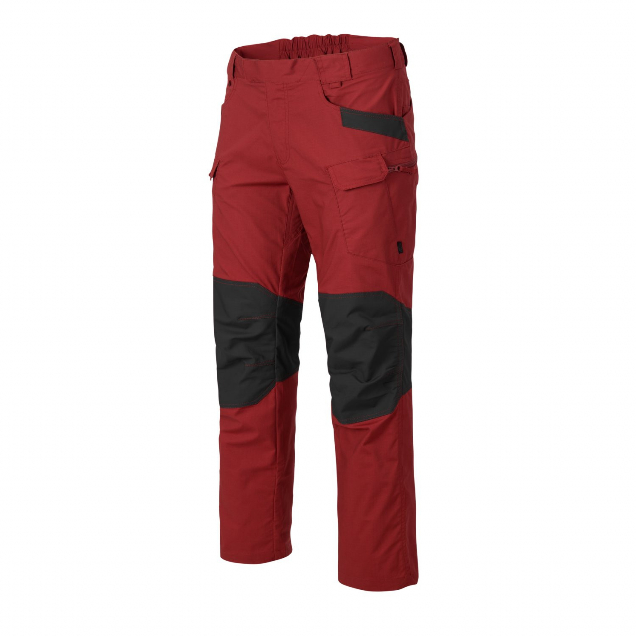 Kalhoty Helikon UTP PolyCotton Ripstop - červené-šedé, XS