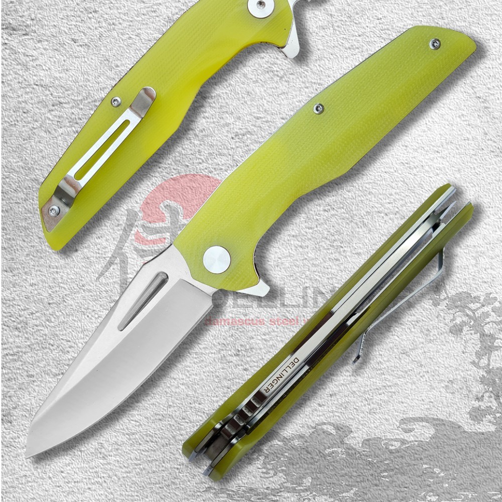 Nůž zavírací Dellinger Coyotte Flipper - zelený (18+)
