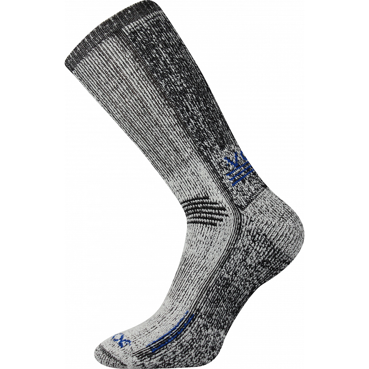 Extra teplé vlněné ponožky Voxx Orbit - šedé-modré, 43-46