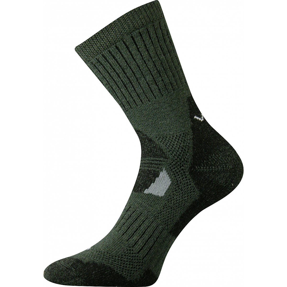 Extra teplé vlněné ponožky Voxx Stabil - olivové, 43-46