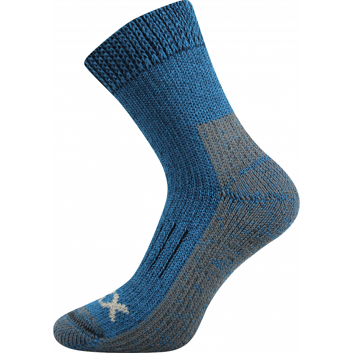 Extra teplé vlněné ponožky Voxx Alpin - modré-šedé, 43-46