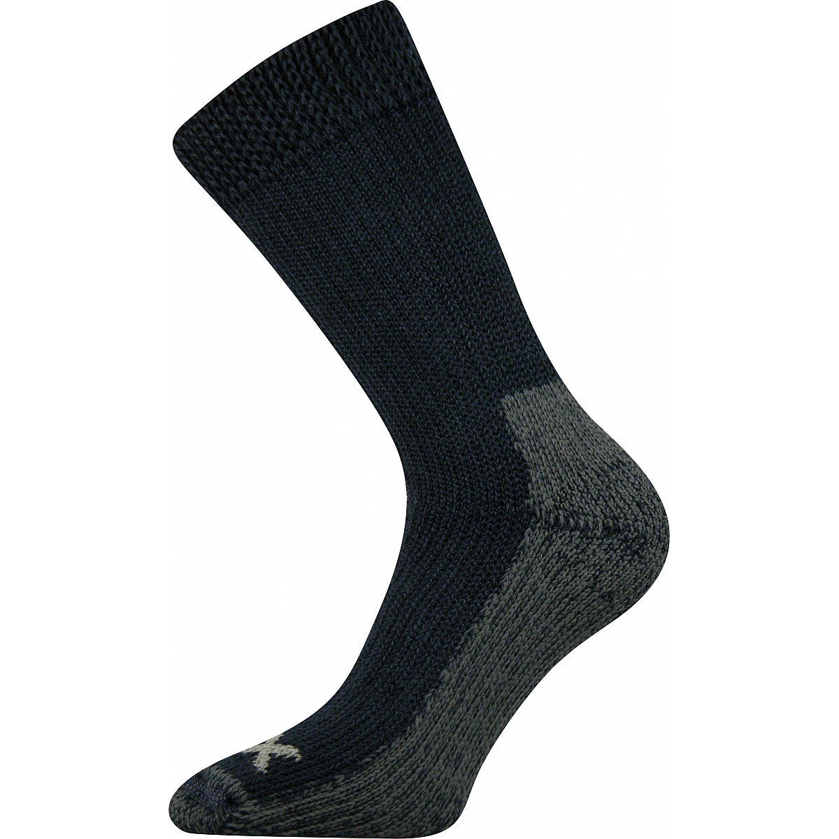 Extra teplé vlněné ponožky Voxx Alpin - navy-šedé, 43-46