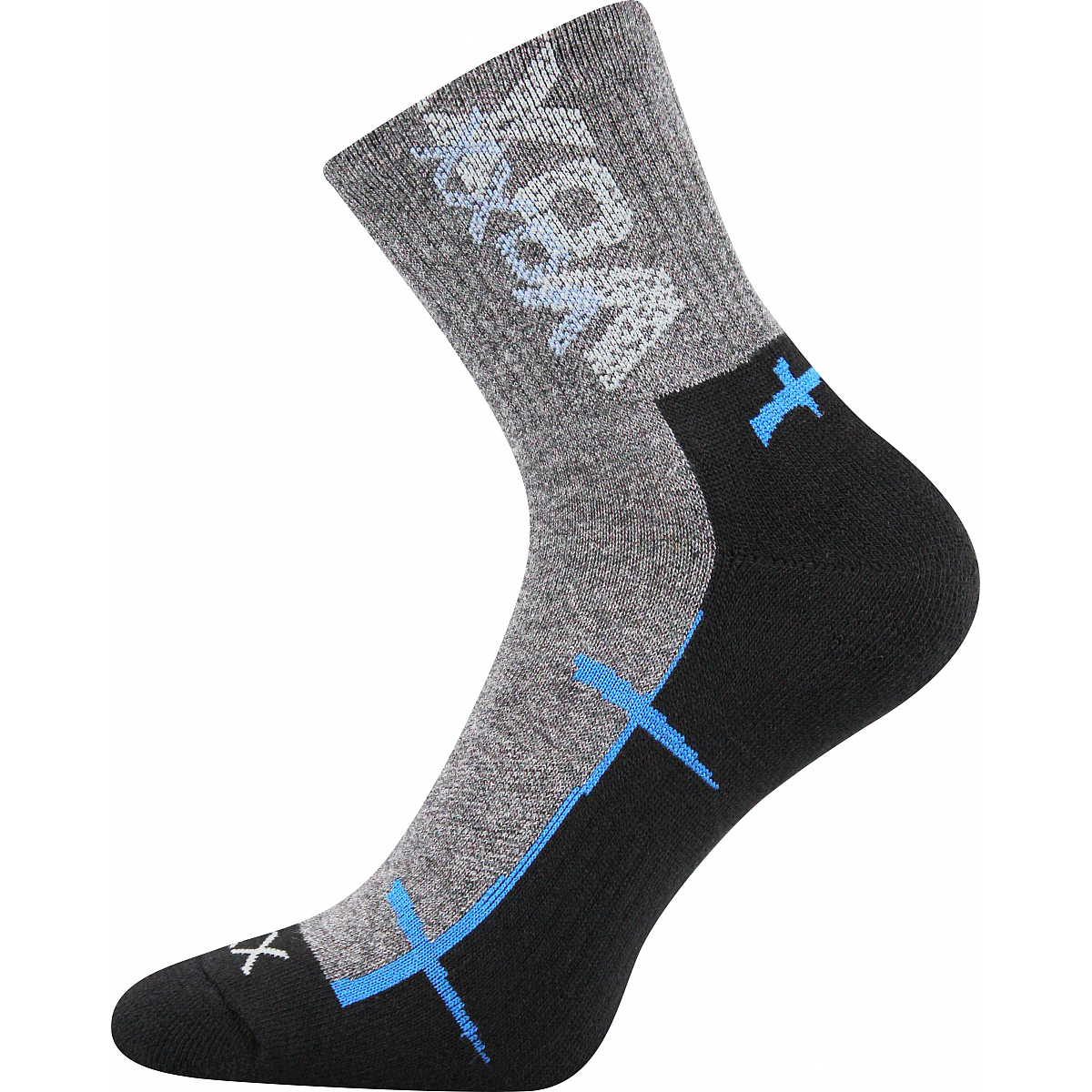 Sportovní ponožky Voxx Walli - šedé-černé, 35-38