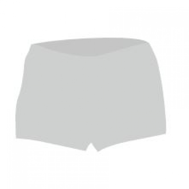 Dámské bezešvé šortkové kalhotky s nohavičkou Kariban - bílé, M/L